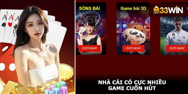 Nhà cái có cực nhiều game cuốn hút