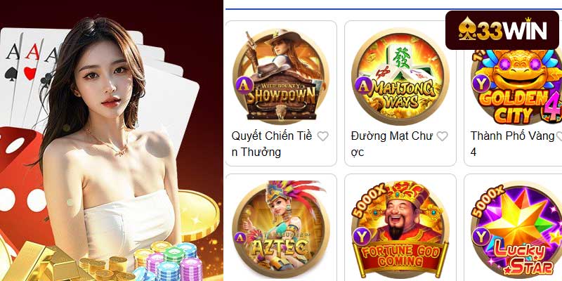 Danh sách 5 game nổ hũ 33Win siêu cuốn